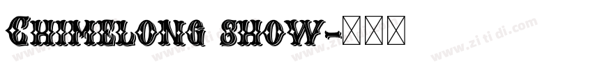 Chimelong show字体转换